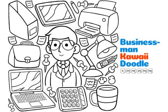 Beyond the Boardroom: The Surprising Power of Businessman Kawaii Doodle Line Art