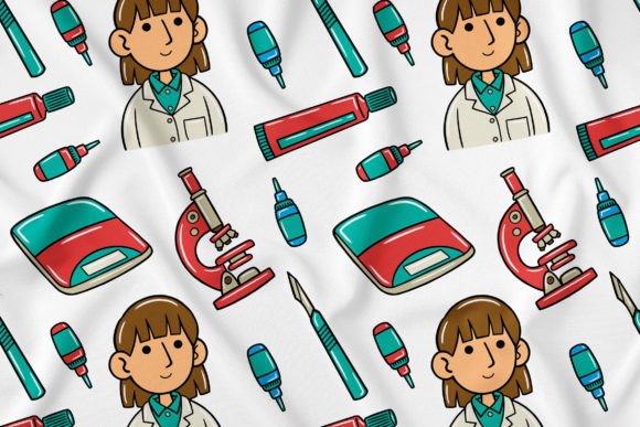 Doctor Kawaii Doodle Seamless Pattern 02: An Asset Analysis