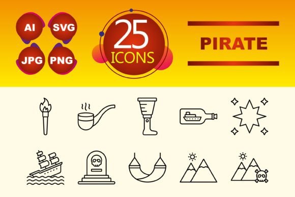 Exploring the World of Pirate Icons: A Treasure for Modern Design