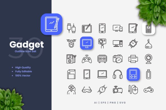 Gadget Icons: A Versatile Toolkit for Modern Projects