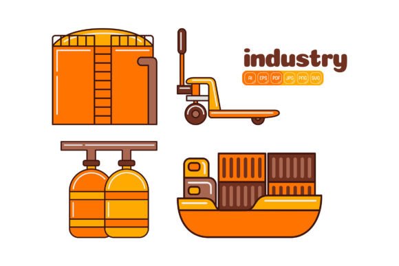 Industry Vector Pack 07: Your Foundation for Versatile and Scalable Branding