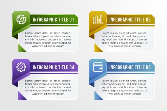 Mastering Your Message: The Practical Power of the Four Steps Infographic Rectangle