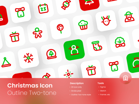 The Christmas Icon Set Outline: Your Holiday Design Toolkit