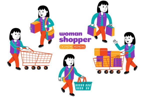 Unlocking Creative Freedom: The Power of a Professional Shopper Vector Pack
